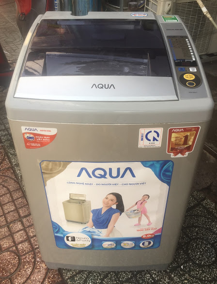 Máy giặt cũ AQUA 8 KG AQW-S80ZT MỚI 95%