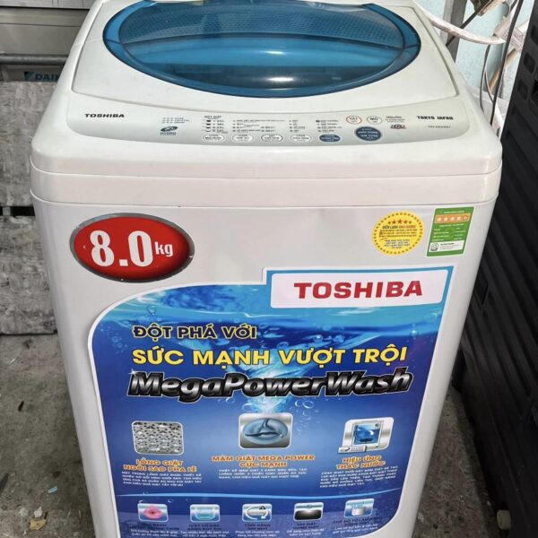 Máy giặt cũ Toshiba 8kg tiết kiệm điện mới 90%