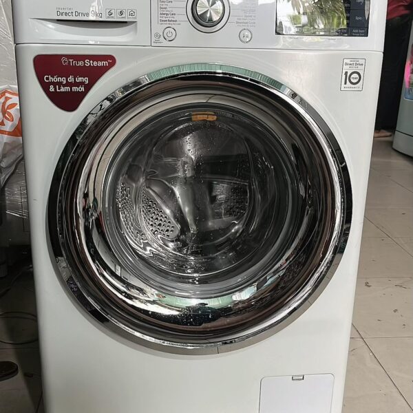 Máy giặt LG Inverter 9 kg FC1409S3W Mới 95%
