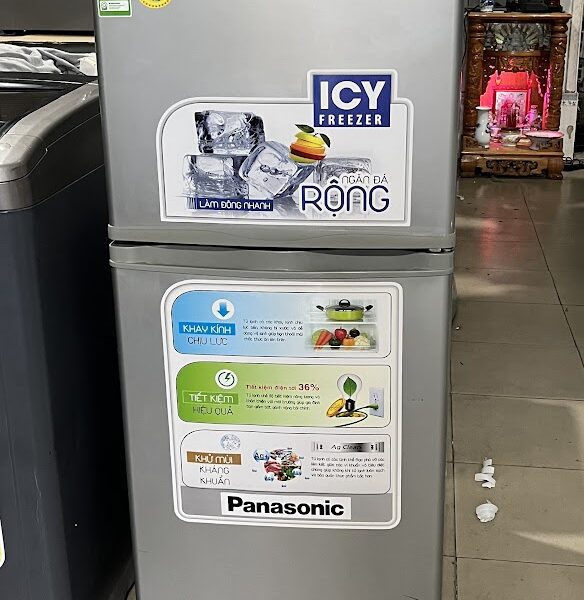 Tủ lạnh cũ Panasonic 160 lít không đóng tuyết mới 95%