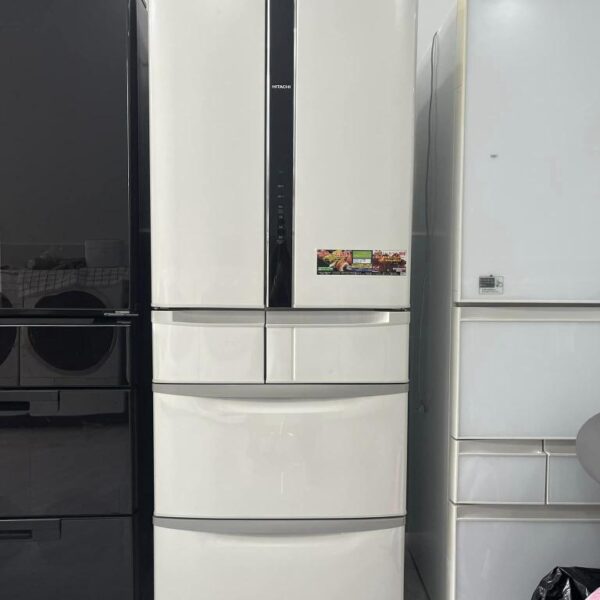 Tủ lạnh nội địa HITACHI R-SFR48M5 475LIT hút chân không đá rơi mới 95%