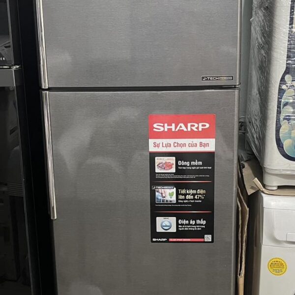 Tủ lạnh Sharp Inverter 342 lít SJ-X346E-DS mới 95%